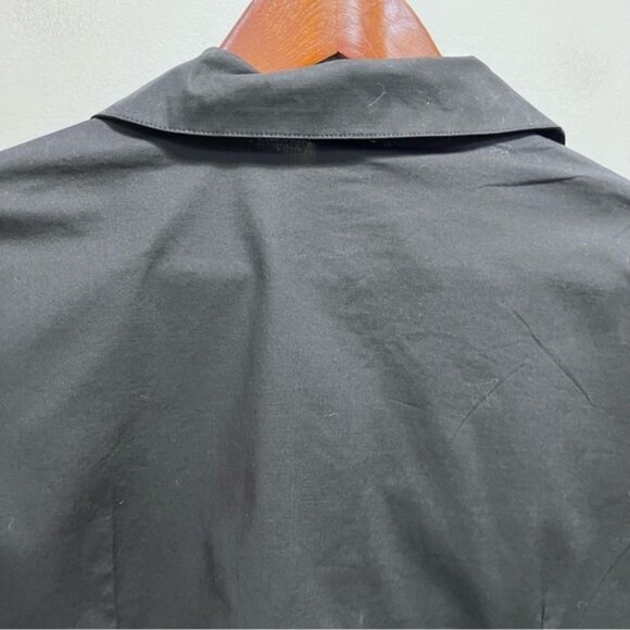 D G Dolce  Gabbana Black Button Down Short Sleeve Shirt Size XL - Picture 6 of 10